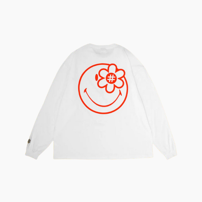 SMILEYWORLD® HALLMARK L/S TSHIRT | WHITE