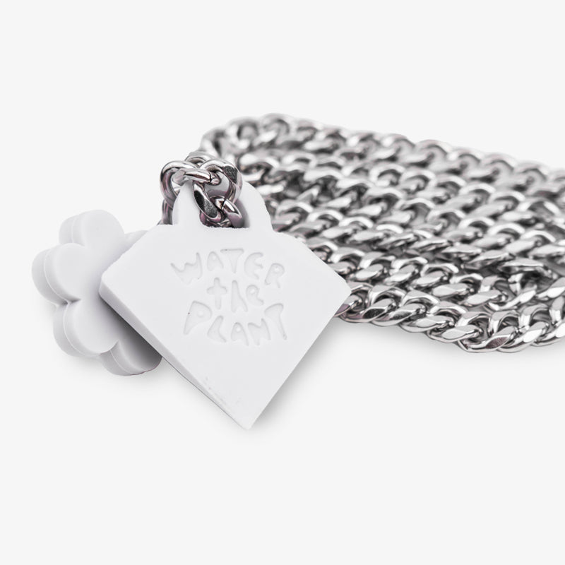 WTP "DIAMOND BLOOM" NECKLACE | OFF WHITE