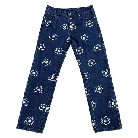 Runway piece 015 (Denim Dark Blue Pant)