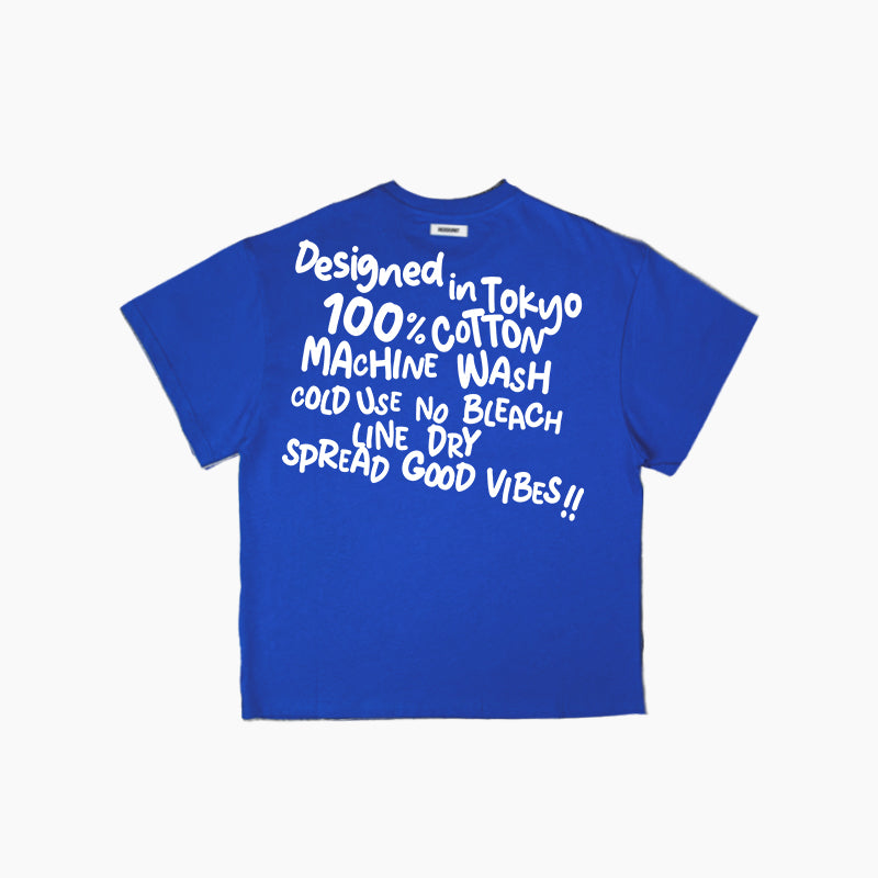 WTP SCRIPT TEE | BLUE