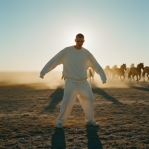 Blanks Sweatshirt | Flat White