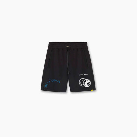 NU x Smilley Old School Shorts | Black